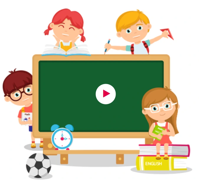 Children learning and playing in preschool classroom environment