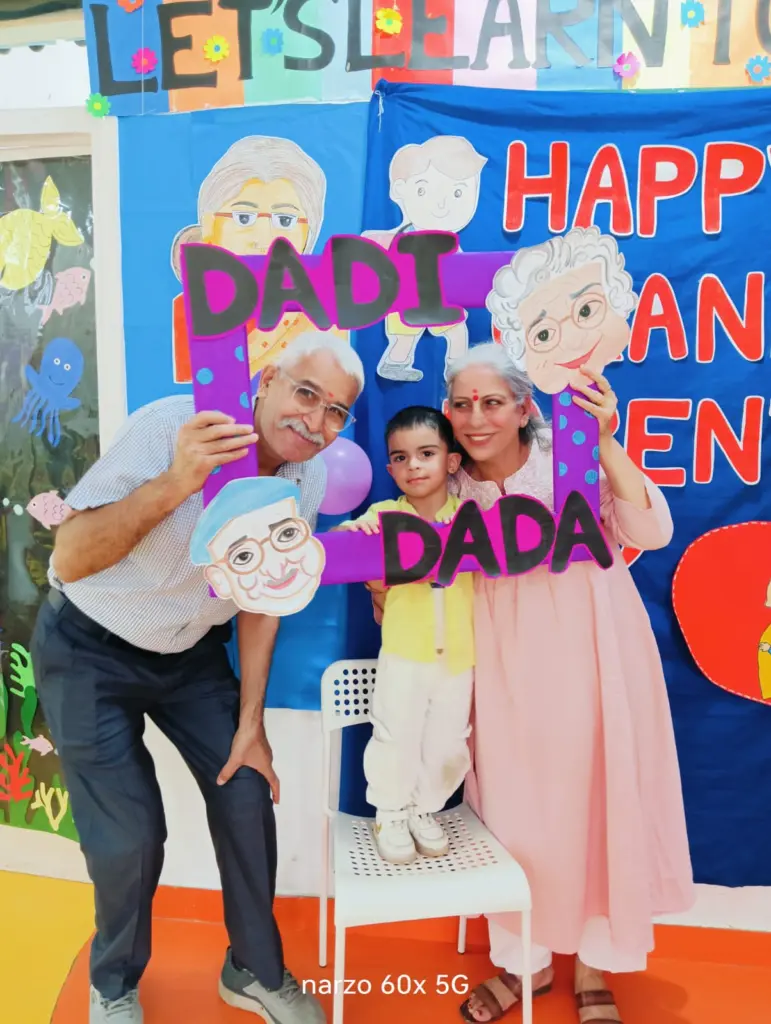 Kids participating in sports day activities in preschool