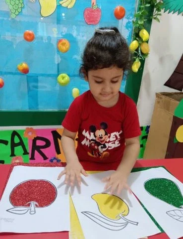 Play group kids learning through play based activities